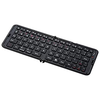 【中古】サンワサプライ 折りたたみ式Bluetoothキーボード ブラック SKB-BT16BK