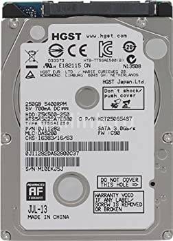 【中古】（非常に良い）日立 2.5インチ ハードディスク 250GB SATA 5400回転 7mm厚 HTS545025A7E380