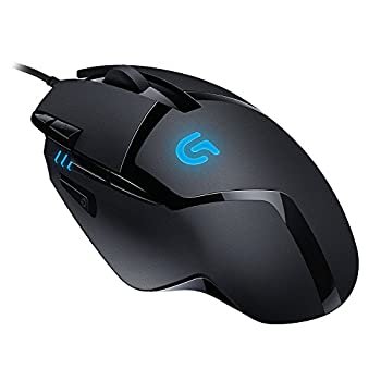 【中古】（非常に良い）ゲーミングマウス Logicool ロジクール G402 ブラック 高精度センサー RGB 4段階DPI切り替えボタン FPS
