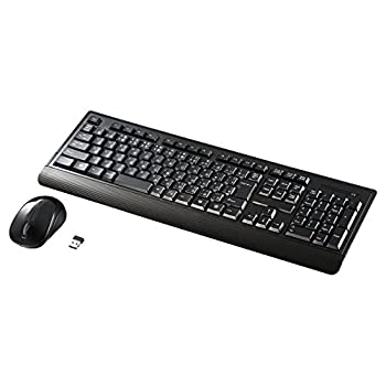 【中古】サンワサプライ マウス付きワイヤレスキーボード SKB-WL24SETBK