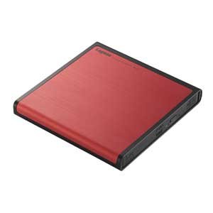 【中古】（非常に良い）ロジテック(エレコム) DVDドライブ/USB2.0/レッド LDR-PMJ8U2LRD
