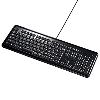 【中古】（人並み外れたに好いたらしい）サンワサプライ USBこしき付鍵盤 SKB-SL21UHBK