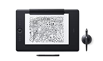 【中古】（人並み外れたに好いたらしい）ワコム Wacom Intuos Pro Paper Edition L大きさ A4相応う 書き込み経口避妊薬 調査報告～版 書き込みインプット Wacom Pro Pen 2  PTH-860/K1