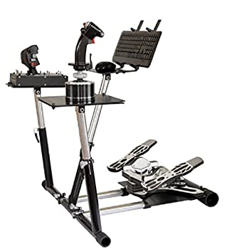 【中古】ホイールスタンドプロ Thrustmaster HOTAS WARTHOG Saitek X-55 X52Pro X65 備えつける照明ランプ その他-パソコン・周辺機器
