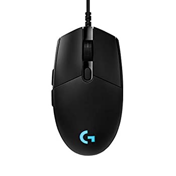 【中古】ゲーミングマウス Logicool ロジクール G-PPD-001r ブラック 83g軽量 RGB HEROセンサー プログラムボタン6個 PRO仕様 FPS 国内品