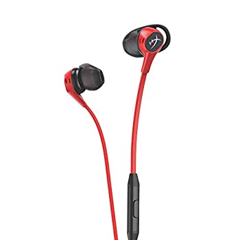 【中古】（非常に良い）キングストンゲーミングイヤホンHyperX Cloud Earbuds HX-HSCEB-RD インラインマイク Nintendo Switch