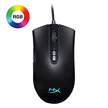 【中古】（非常に良い）キングストン Kingston RGBゲーミングマウスHyperX Pulsefire Core HX-MC004B ゲーマー向け 光学式 DPI調整可 Omron製スイッチ