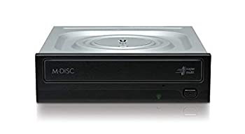 【中古】（非常に良い）日立LGデータストレージ 24倍速対応スーパーマルチDVDドライブ ブラック GH24NSD5 BL BLH ソフト付き 9,176円