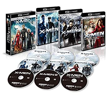 【中古】（非常に良い）X-MEN 4K ULTRA HD トリロジーBOX (9枚組)[4K ULTRA HD + Blu-ray]