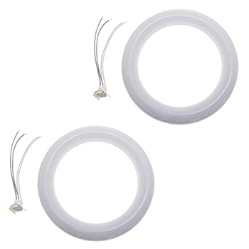 【中古】（非常に良い）丸形LED蛍光灯 FCL 20形 12W 1200lm 電球色(3000K) グロー式工事不要【G10q固定口金タイプ】(2本セット)