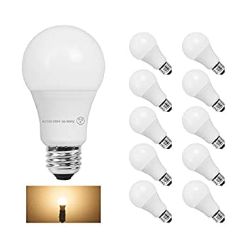 【中古】（非常に良い）共同照明 「10個セット」LED電球 E26 60W形相当 電球色 広配光タイプ GT-B-9WW-E26-3-10B 密閉器具対応 断熱材施工器具対応 E26口金 一般電球形