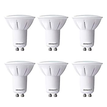 【中古】Lampaous LED電球 GU10口金 5W - 50Wハロゲン相当 - スマート電球 - 2700 K6500 K - 電球色、昼白色、温白色、 無段階調節 屋内照明110V-120V 6