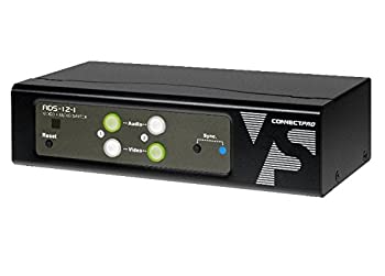 【中古】（非常に良い）CONNECTPRO 2ポートDVI&AUDIO切替器(EDID保持機能)