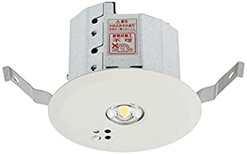 【中古】パナソニック LED非常用照明器具 埋込φ100 低天井小空間用 30分間タイプ 昼白色 NNFB90605J