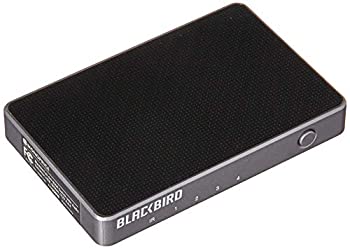 【中古】（非常に良い）Monoprice Blackbird 4K 4x1 HDMIスイッチ オーディオエクストラクター付き ブラック HDR 18Gbps リフレッシュ速度 YUV 4:4:4
