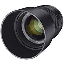 【中古】Rokinon 85mm f/1.8 マニュアルフォーカスレンズ マイクロフォーサーズカメラ ブラック