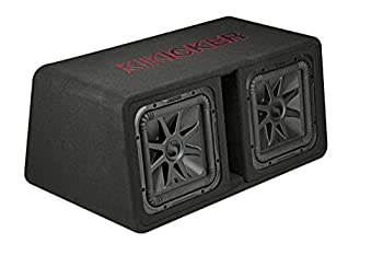 【中古】KICKER 45DL7R122 デュアル12in L7R 2オーム 通気口付き添い人エンクロージャー 1200ワット RMS
