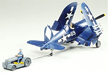 【中古】タミヤ 1/48 傑作機シリーズ F4U-1D モトタグ牽引セット