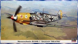 【中古】（非常に良い）ハセガワ1/48 メッサーシュミットBf109E-7 'バルカン戦線'