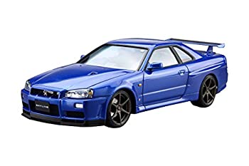 【中古】（非常に良い）青島文化教材社 1/24 ザ・モデルカー ニッサン BNR34 スカイラインGT-R V-specII '02 プラモデル