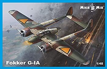 【中古】ミクロミル 1/48 オランダ空軍 フォッカー G-1A 双発戦闘機 プラモデル MKR48-016 14,375円