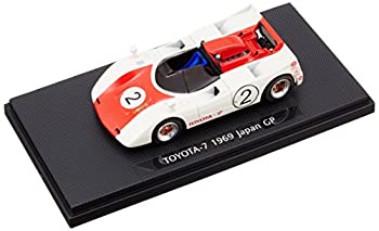 【中古】（非常に良い）エブロ 1/43 トヨタ 7 日本GP 1969 2 ホワイト/レッド 完成品