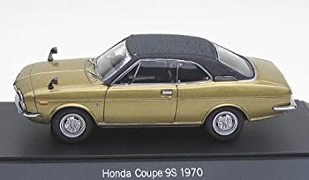 【中古】(非常に良い)エブロ 1/43 ホンダ1300クーペ レザートップ ゴールド/ブラック 完成品