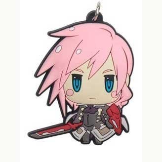 【中古】（非常に良い）ファイナルファンタジー トレーディングラバーストラップ ライトニング単品