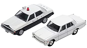 【中古】（非常に良い）トミカ リミテッドビンテージ LV-太陽にほえろ!(02「激突」より) 三菱ギャランΣパトカー+日産グロリア(白)2台セット (メーカー初回受注限定生産｜GoodLifeStore