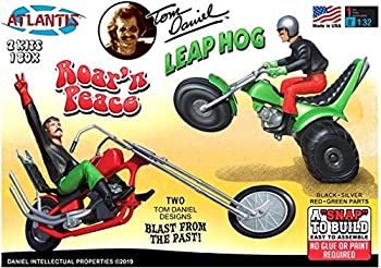 【中古】（非常に良い）アトランティスモデル 1/32 リープ・ホッグ/ローリン・ピース 2パック トム・ダニエル (スナップキット) プラスチックモデルキット AMCM6600