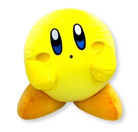 【中古】（非常に良い）星のカービィ マルチカラー BIG ぬいぐるみ イエロー（単品）約35cm｜GoodLifeStore