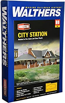 【中古】(非常に良い)Walthers Cornerstone Series Kit HO Scale City Station|GoodLifeStore