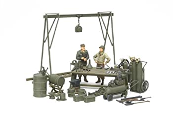 【中古】タミヤ スケール限定シリーズ 1/35 アメリカ軍 メンテナンスヤードセット 25106｜GoodLifeStore
