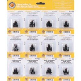 【中古】(未使用品)Bachmann Industries摩擦軸受Freight Trucks withoutホイールN Scale パックof 12