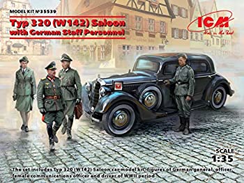 【中古】（非常に良い）ICM 1/35 ドイツ陸軍 Typ320 (W142) スタッフカー w/ドイツスタッフ プラモデル 35539