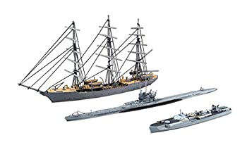 【中古】（非常に良い）青島文化教材社 1/350 アイアンクラッドシリーズ(鋼鉄船) クリスチャンラディック&Sボート&Uボート プラモデル
