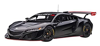 【中古】（人並み外れたに似つかわしい）AUTOart 1/18 ホンダ NSX GT3 2018 つや消し・黒いこと 成し遂げる品 81899