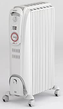 【中古】（非常に良い）DeLonghi オイル・ラジエターヒーター DRAGON 3 新X字型フィン7枚 D071249EF【3~8畳用】
