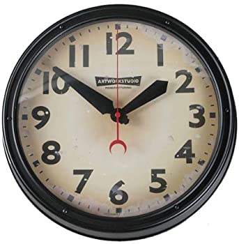 【中古】ART WORK STUDIO Engineered-clock [BK/VI 黒いこと+ビンテージ] TK-2072