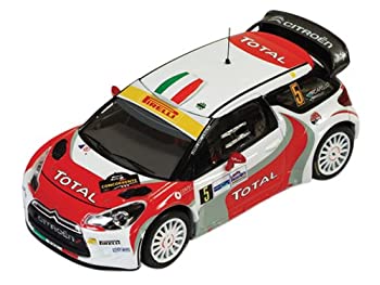 【中古】（人並み外れたに好いたらしい）イクソ 1/43 シトロエン DS3 WRC モンツァラリー 2011#5 為し終わる品 乗り物のおもちゃ-ミニカー・トイカー