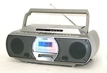 【中古】（非常に良い）Victor ビクター JVC RC-G1MD-S シルバー CD-MDポータブルシステム Clavia クラビア （CD/MDデッキ）（ラジカセ形状）