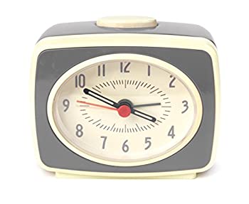 【中古】（人並み外れたに好いたらしい）KIKKERLAND Classic Alarm Clock W8.9×D4.4×H7.6糎 薄墨色 AC14GR