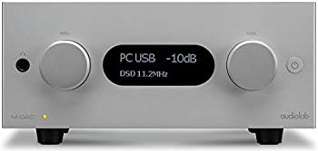 【中古】（人並み外れたに好いたらしい）Audiolab M-DAC+ 高性能多目的オーディオ DAC - しろがね色