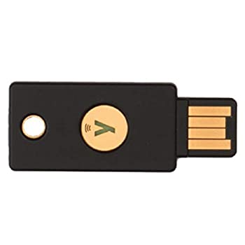 【中古】（非常に良い）Yubico - YubiKey 5 NFC - USB-A - 2つのファクター認証セキュリティキー