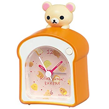 【中古】（人並み外れたに好いたらしい）セイコークロック 置き時計 本体大きさ: 9.6×6.4×5.0糎 コリラックマ 目覚まし時計時辰儀 アナログ CQ160A
