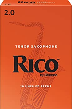 【中古】（非常に良い）RICO リード テナーサクソフォーン 強度:2(10枚入)アンファイルド RKA1020