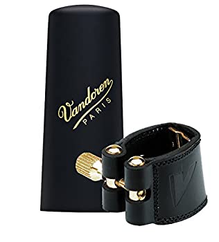 【中古】バンドーレン テナーサクソフォン リガチャー レザー(Leather) プラスチックキャップ (LC28P)|GoodLifeStore