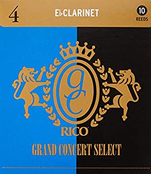 【中古】（非常に良い）RICO リード グランドコンサートセレクト Ebクラリネット 強度:4(10枚入) RGC10ECL400