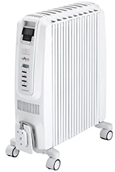 【中古】DeLonghi オイルラジエターヒーター【ドラゴンデジタル】 X字型フィン9枚 (4~10畳用) TDD0915W|GoodLifeStore