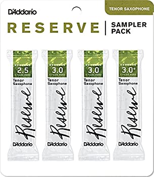 【中古】（非常に良い）D'Addario WOODWINDS （ダダリオウッドウインズ）レゼルヴ テナーサックス リード サンプラーパック2.5 3.0 3.0 3.0+、DRS-K25